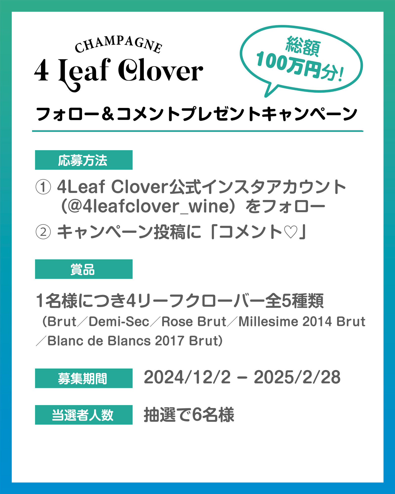 プレゼントキャンペーン応募方法