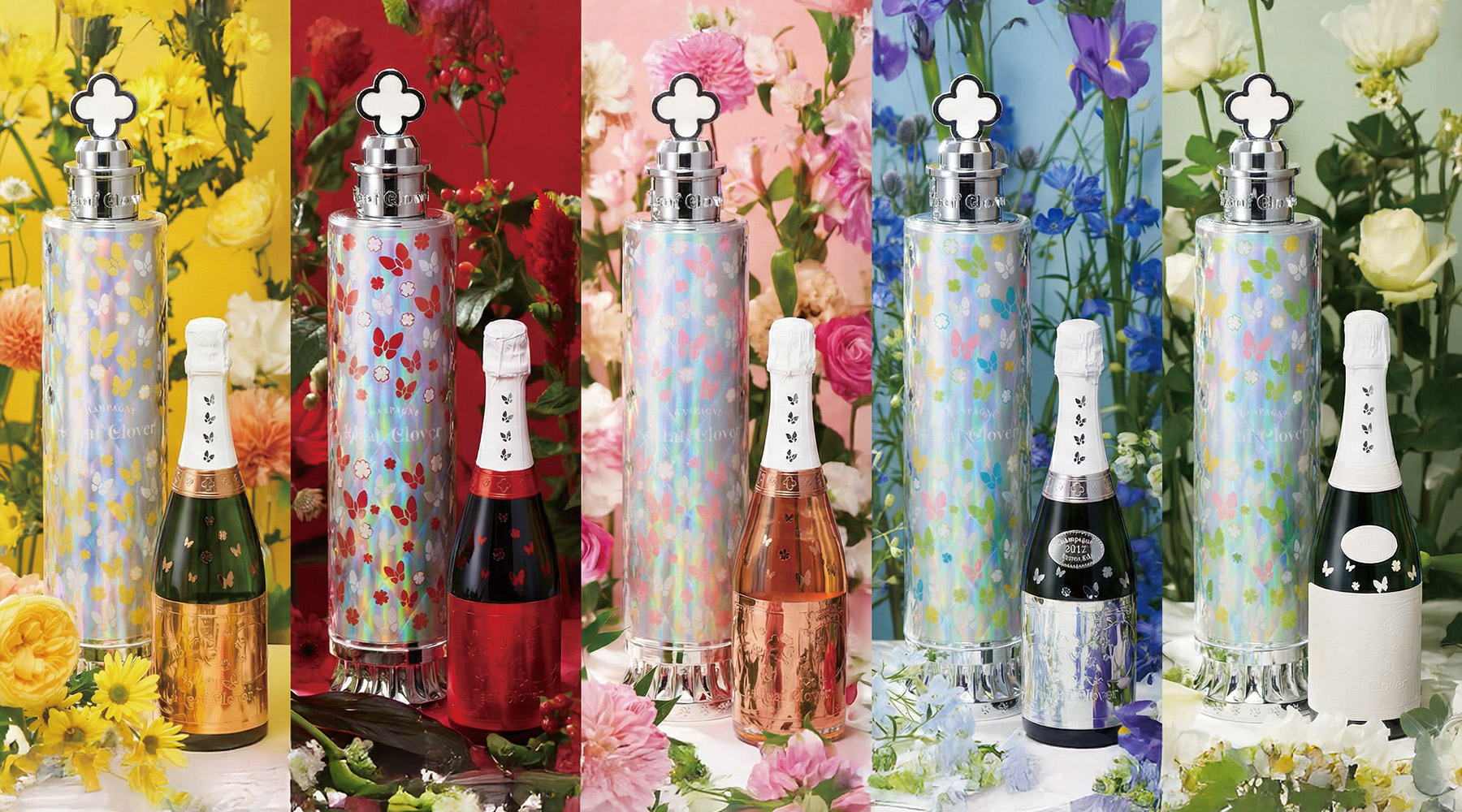 4リーフクローバー・ラディアント・ケースセット5種